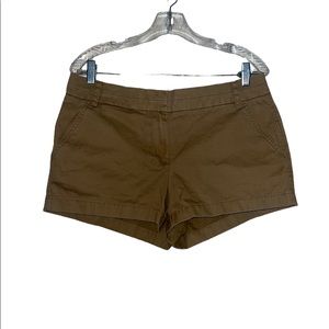 J CREW CHINO SHORTS CITY FIT TAN